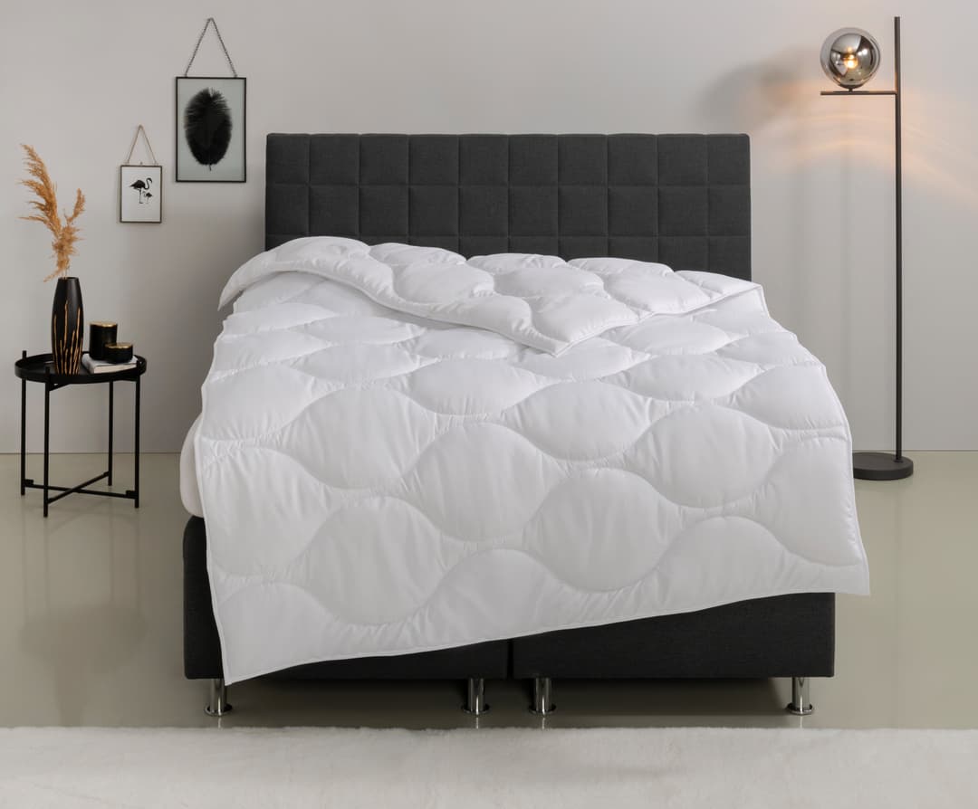OTTO home Microfaserbettdecke Angly | Weiß