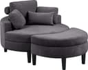 ATLANTIC home collection Loveseat Ravi Sessel | Grau 2