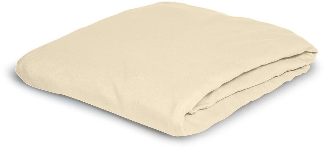 BIERBAUM Spannbettlaken Jersey | Beige