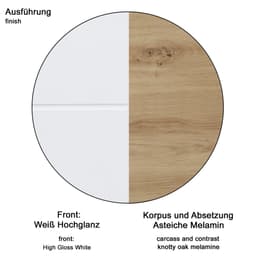 welltime Hochschrank Avena | Holztöne