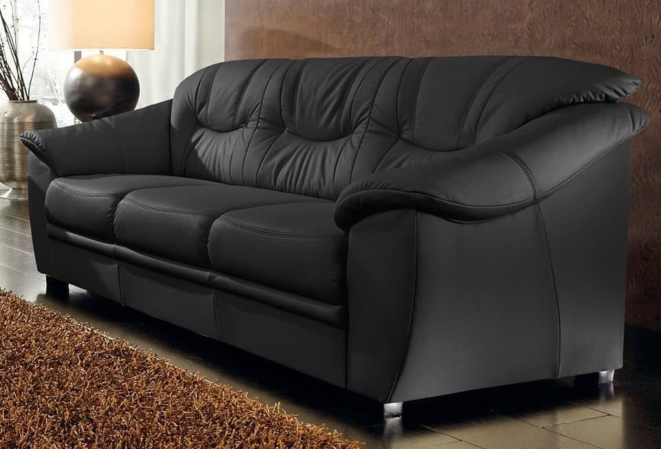 sit&more 3-Sitzer Savona | Schwarz