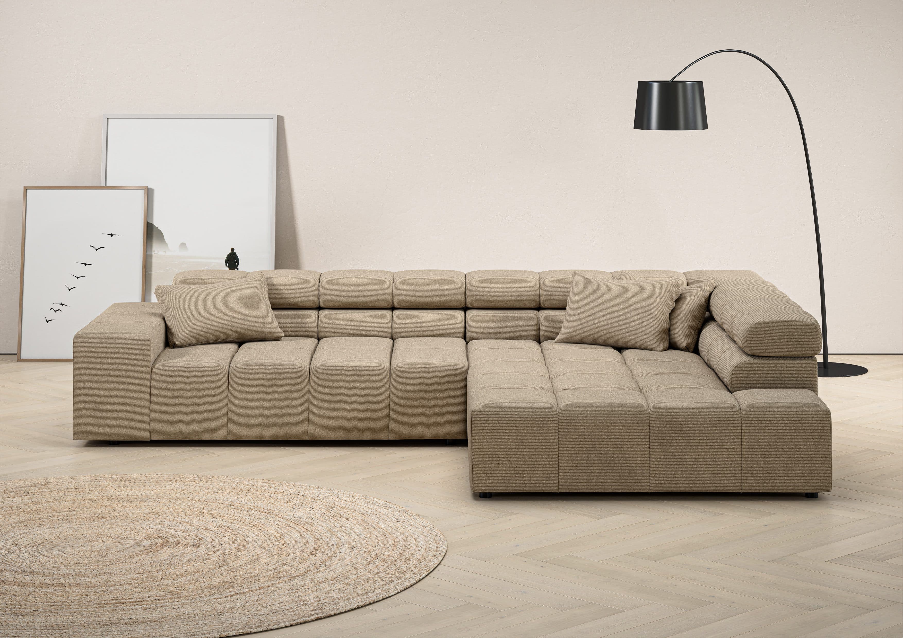 Home affaire Ecksofa Ancona | Beige