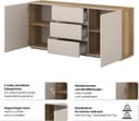 OTTO home Sideboard Criss | Beige 3