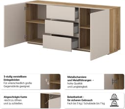 OTTO home Sideboard Criss | Beige
