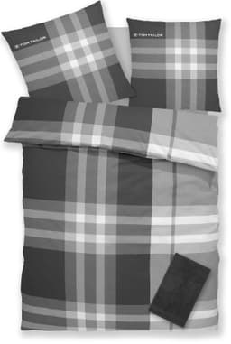 TOM TAILOR HOME Bettwäsche Nick | Grau