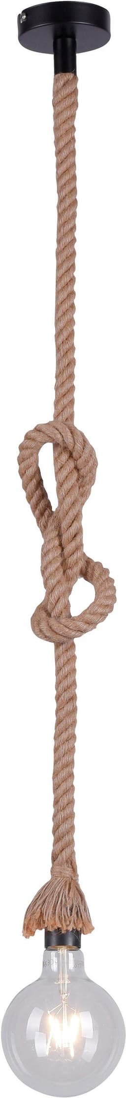 JUST LIGHT ROPE Pendelleuchte | Braun