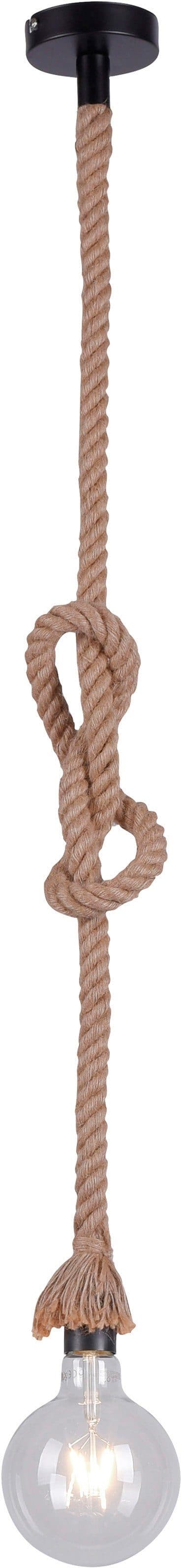 JUST LIGHT ROPE Pendelleuchte | Braun