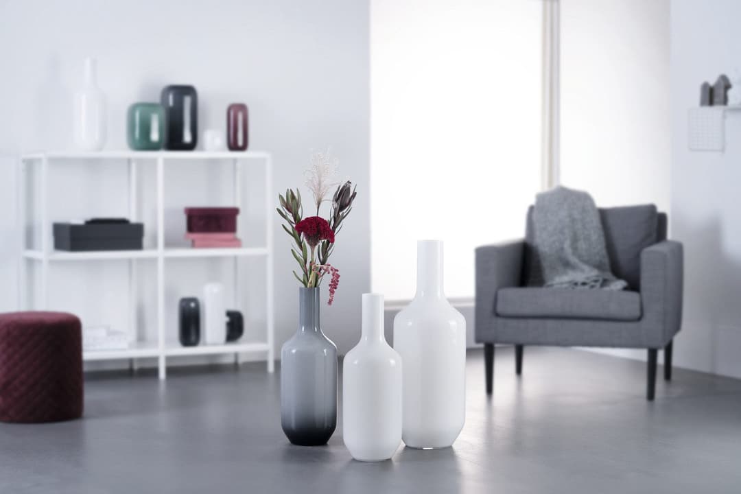 LEONARDO MILANO Bodenvase | Weiß
