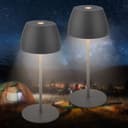 Briloner Leuchten Tischleuchte 2er Set LED | Schwarz 5