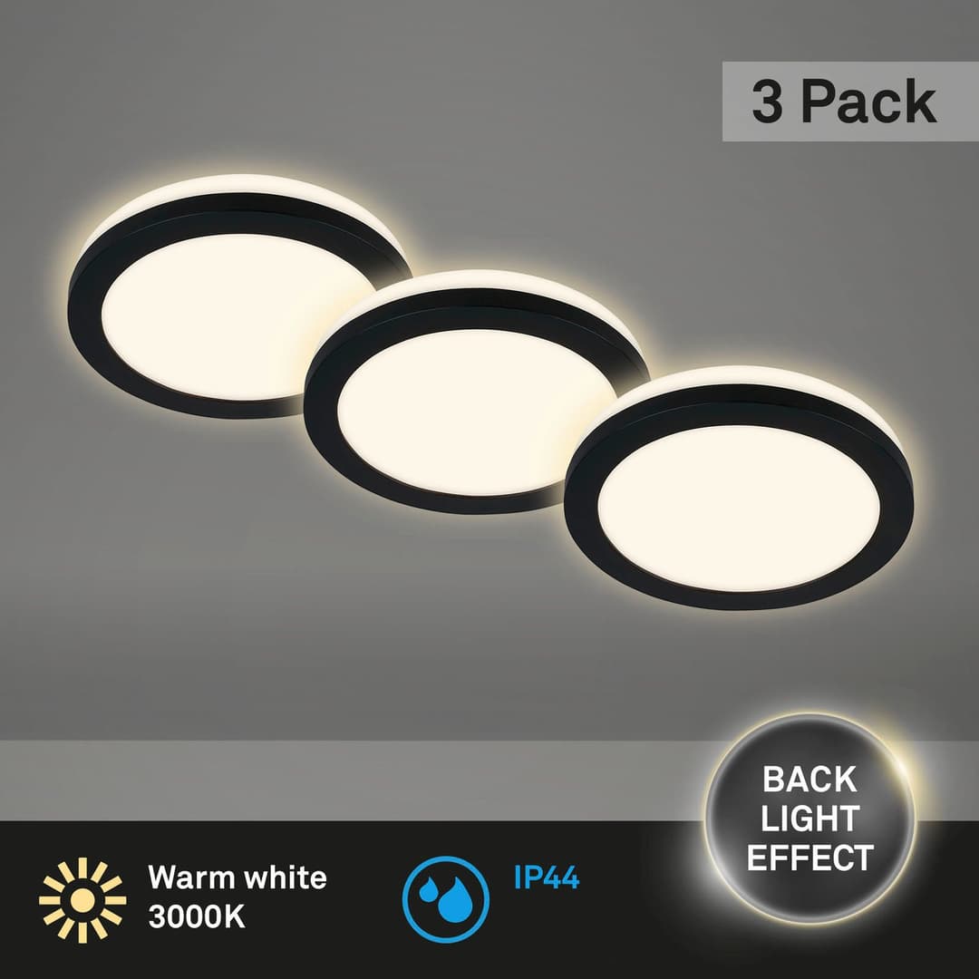 Briloner Leuchten LED Einbauleuchten | Schwarz