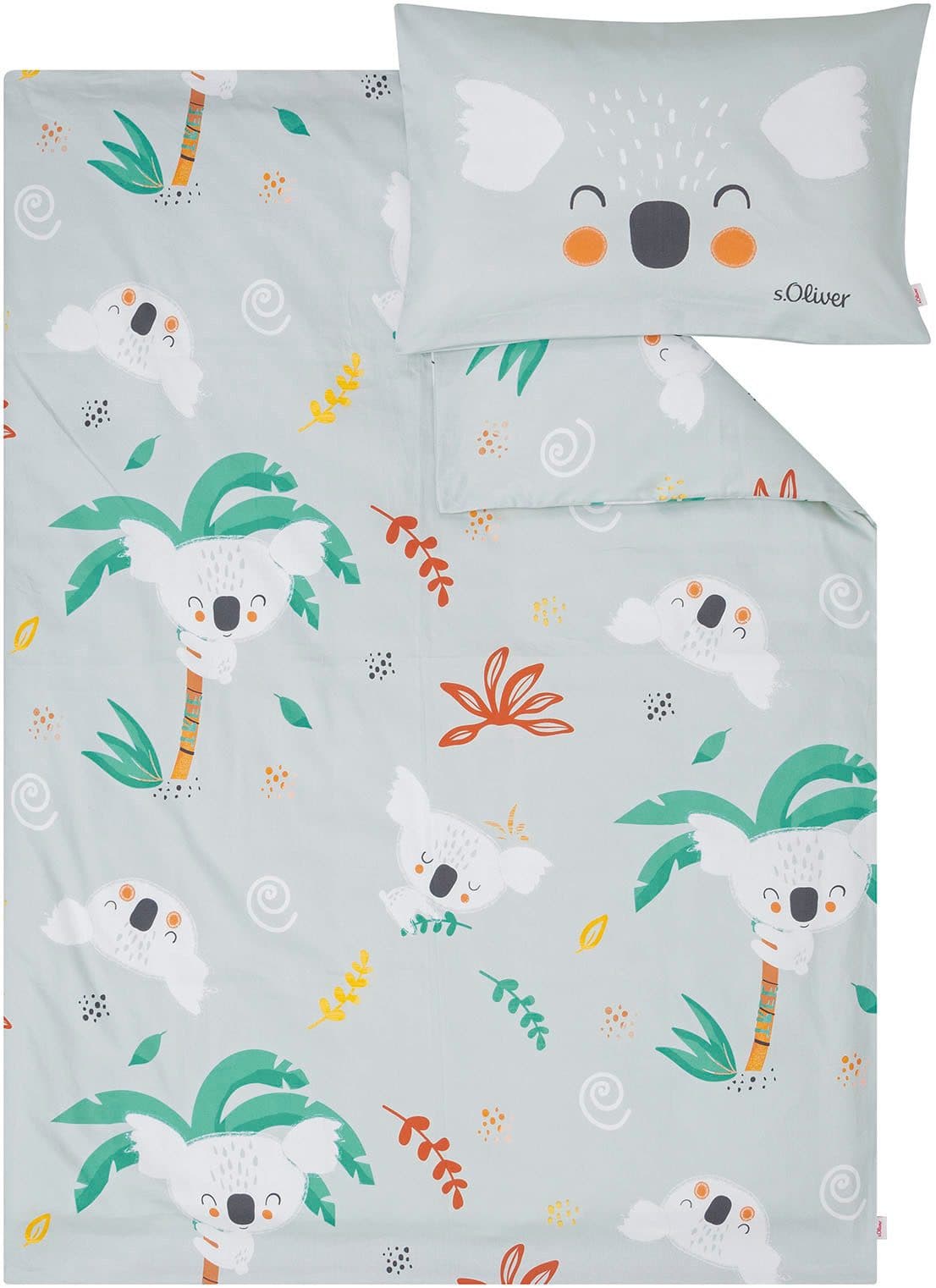 s.Oliver Junior Koala Bettwäsche-Set | Mehrfarbig