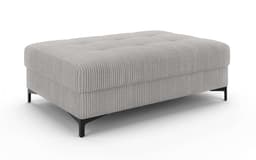 OTTO home Polsterhocker LEEVKE | Grau