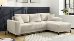 Jockenhöfer Gruppe Ecksofa Beverly L-Form | Beige