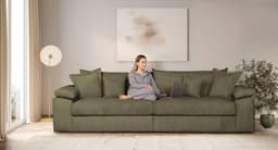Home affaire Big-Sofa Soft&Cosy XXL | Grün