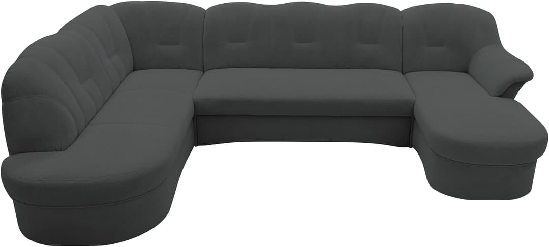 DOMO collection Wohnlandschaft Flores | Grau