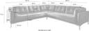 Trends by HG Wohnlandschaft Landau U-Form | Grau 3