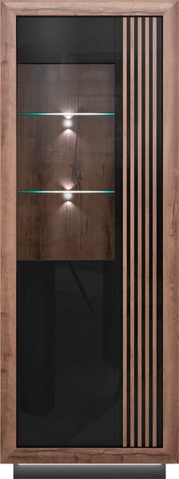 FORTE Highboard Savona | Schwarz