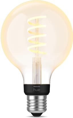 Philips Hue LED-Filament White Ambiance Globe G93 | Weiß