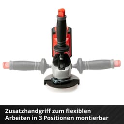 Einhell Akku-Winkelschleifer TE-AG 18 Li-Solo | Mehrfarbig