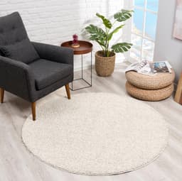 Sanat Hochflor-Teppich LOCA | Weiß