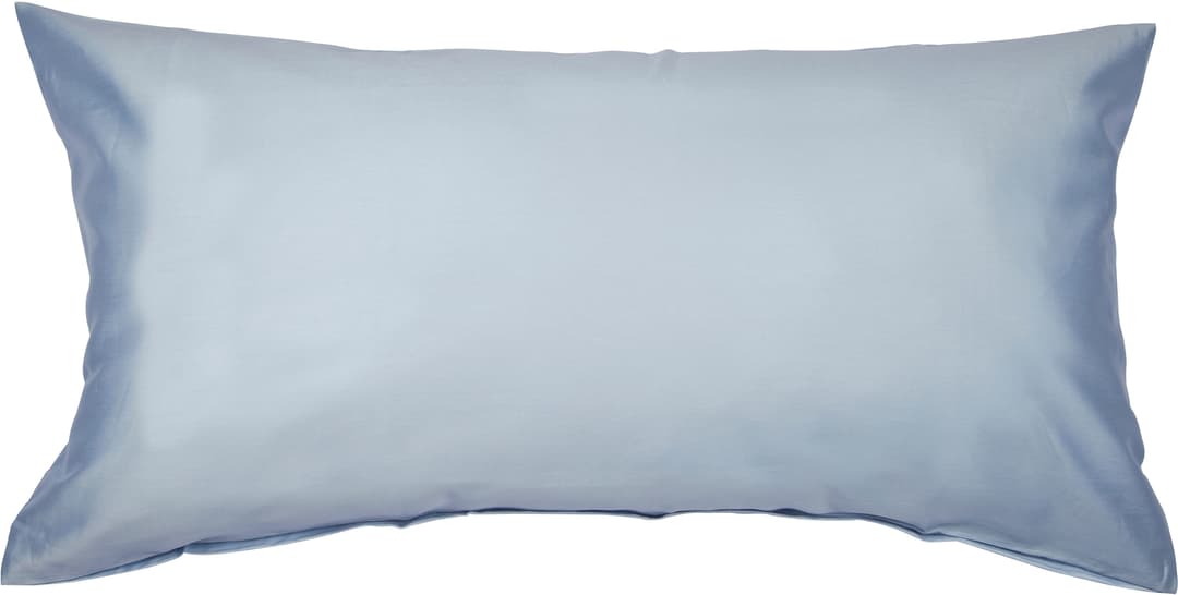 Janine Kissenbezug Colors Mako Satin | Blau