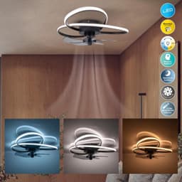 OTTO home LED Deckenleuchte Aerris | Schwarz