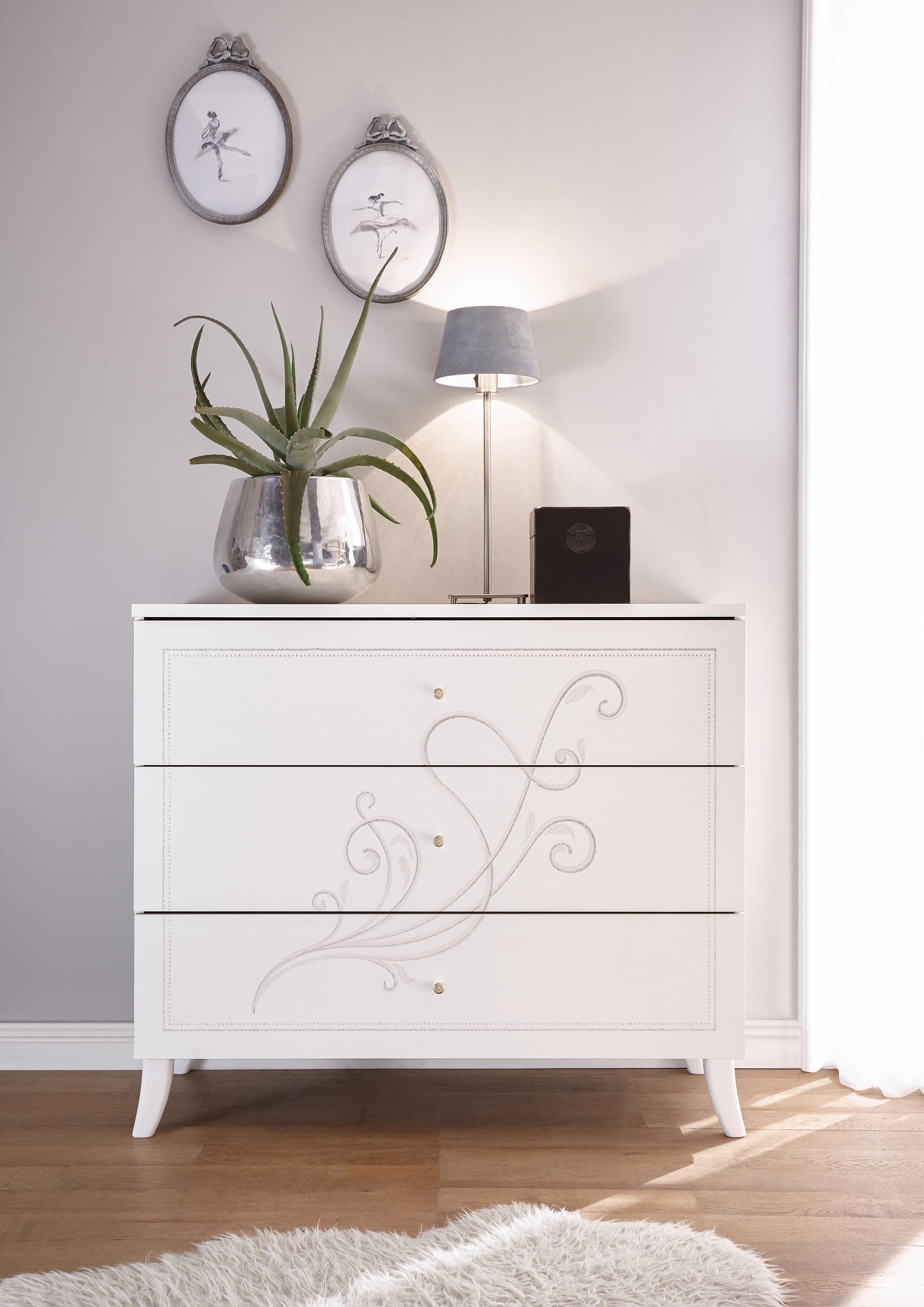 Home affaire Schubkastenkommode Tivoli | Weiß