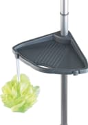 Wenko Duschablage Teleskop Duschecke Compact | Grau 2
