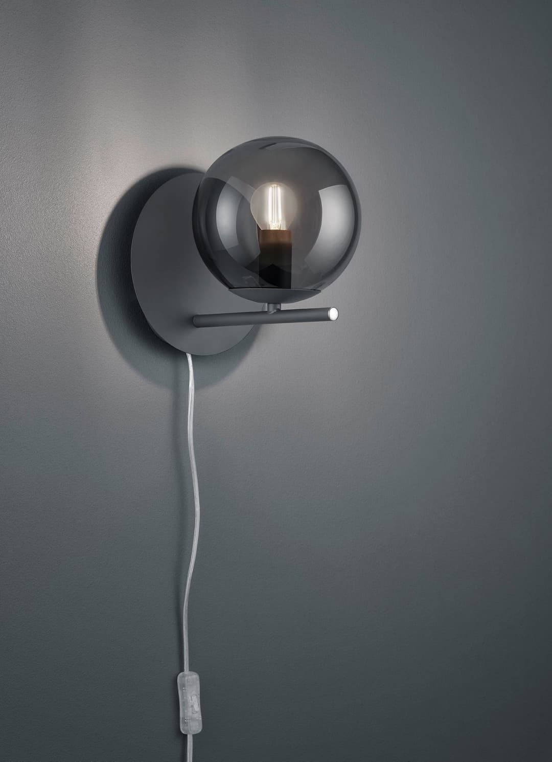 TRIO Leuchten Wandleuchte Pure | Grau