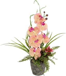 Kunstpflanze Orchidee I.GE.A. | Orange