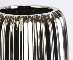 I.GE.A. Dekovase Keramik Silber | Silber