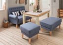 Home affaire Küchensofa Scalea | Blau