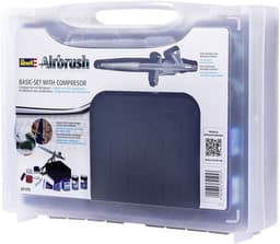Revell Airbrush Basic Set mit Kompressor | Schwarz