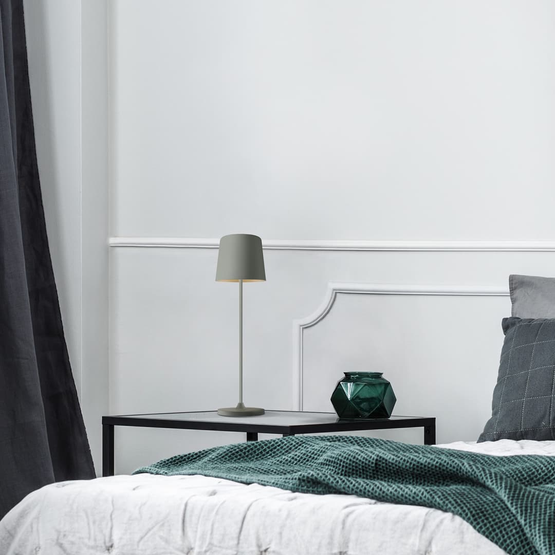 Brilliant LED Tischleuchte Kaami | Grau