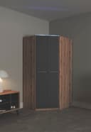 priess Eckkleiderschrank Barcelona | Holztöne 3