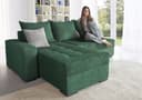 COLLECTION AB Ecksofa Josy L-Form | Grün