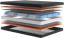 Taschenfederkernmatratze Black Diamond Comfort | Schwarz