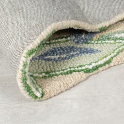FLAIR RUGS Bryony Floral Wollteppich | Grün