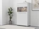 OTTO home Highboard Piano Vitrine | Weiß