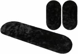 Bruno Banani Hochflor-Bettumrandung Dana Teppich | Schwarz