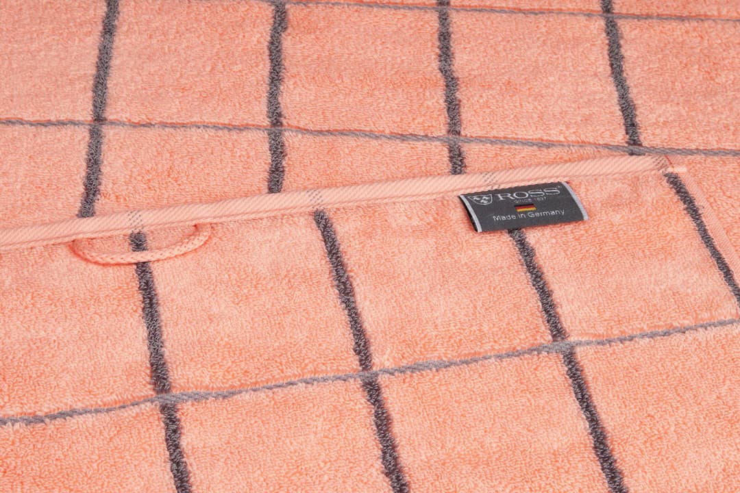 ROSS Duschtuch Cashmere Überkaro | Rosa