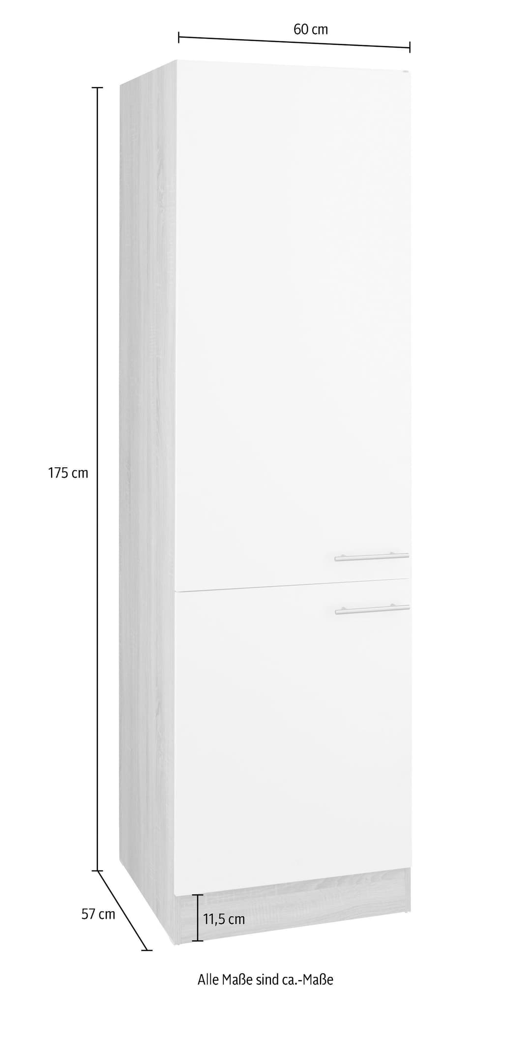 OPTIFIT Hochschrank Kalmar | Grau