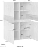 Home affaire Highboard Rimini | Holztöne 5