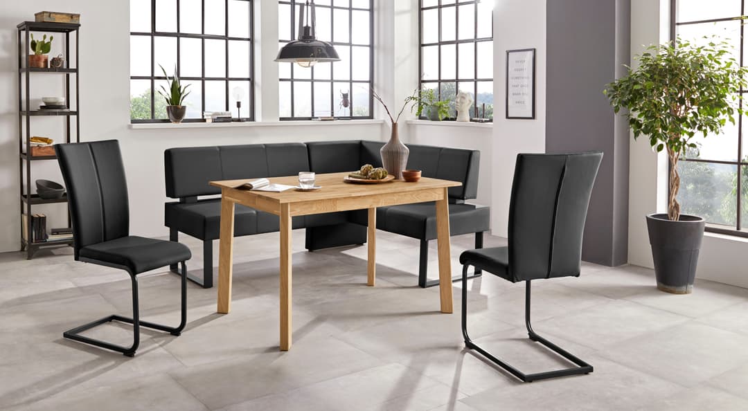 OTTO home Eckbank Oliver | Schwarz