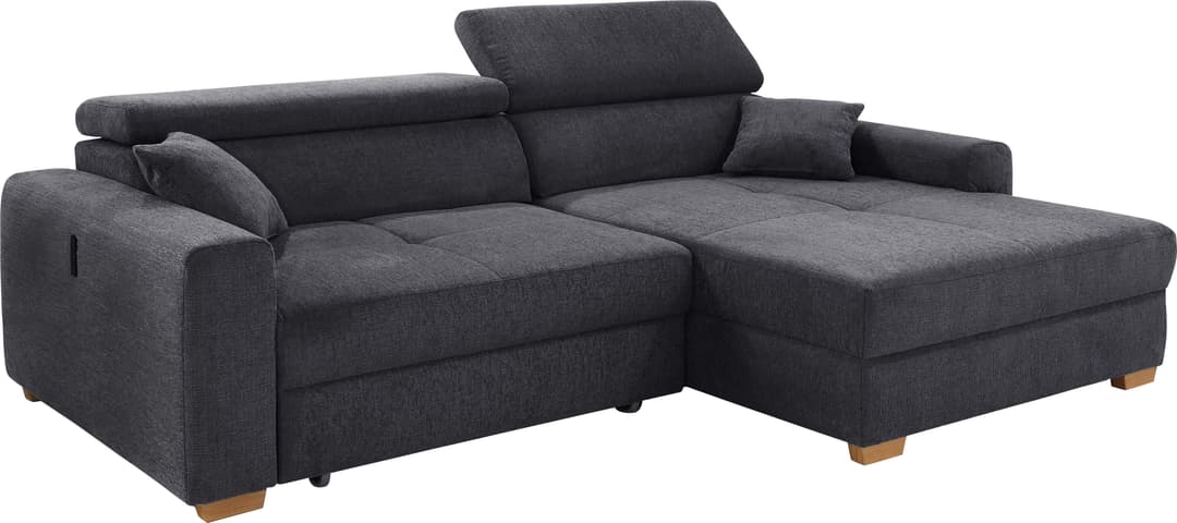 Jockenhöfer Gruppe Ecksofa Slider L-Form | Grau
