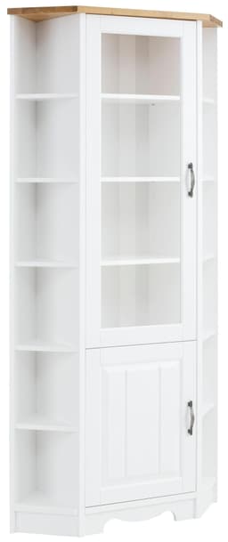 OTTO home Eckvitrine Trinidad | Weiß