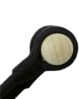 GARDINIA Raffspange Raffhalter Kordel | Schwarz