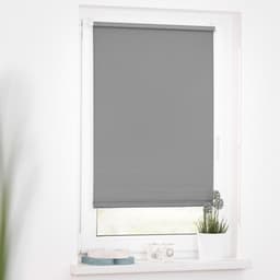 Seitenzugrollo Uni Rollo | Grau