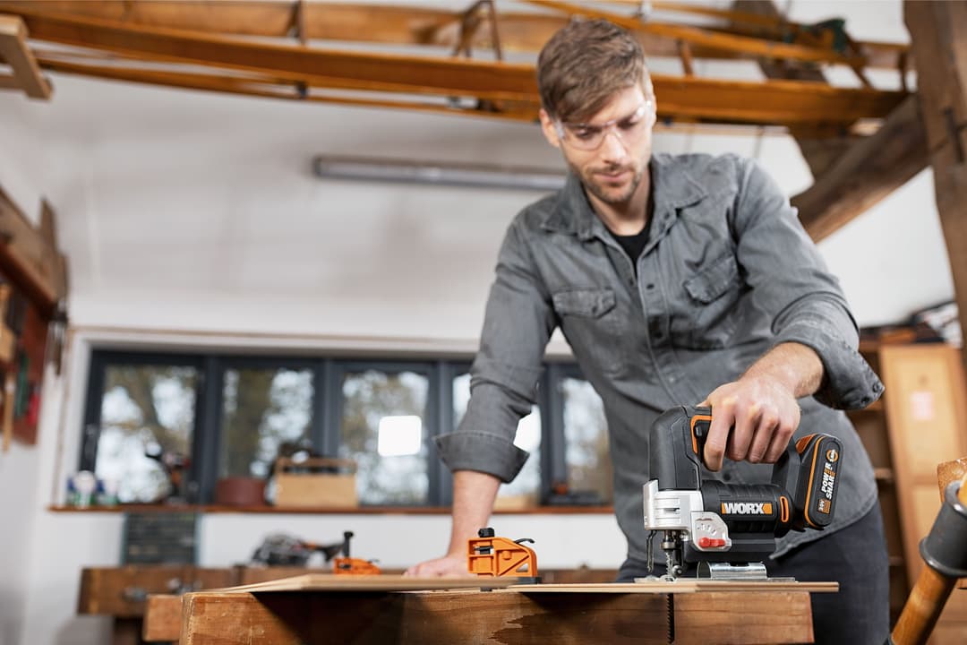 Worx Akku-Stichsäge WX543.9 | Schwarz