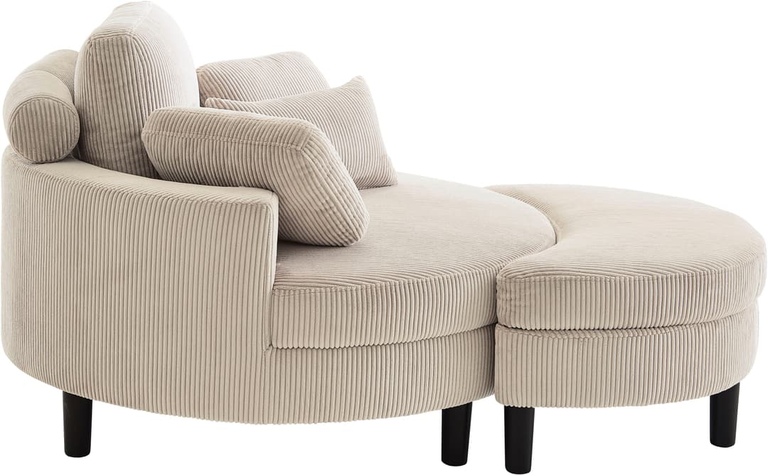 ATLANTIC home collection Loveseat Ravi Sessel | Beige
